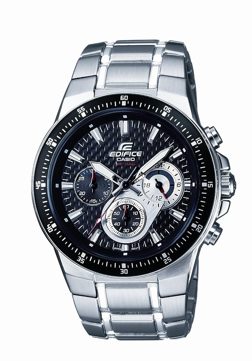 casio 卡西欧edifice系列三眼六针石英男表 ef-552d-1avdf